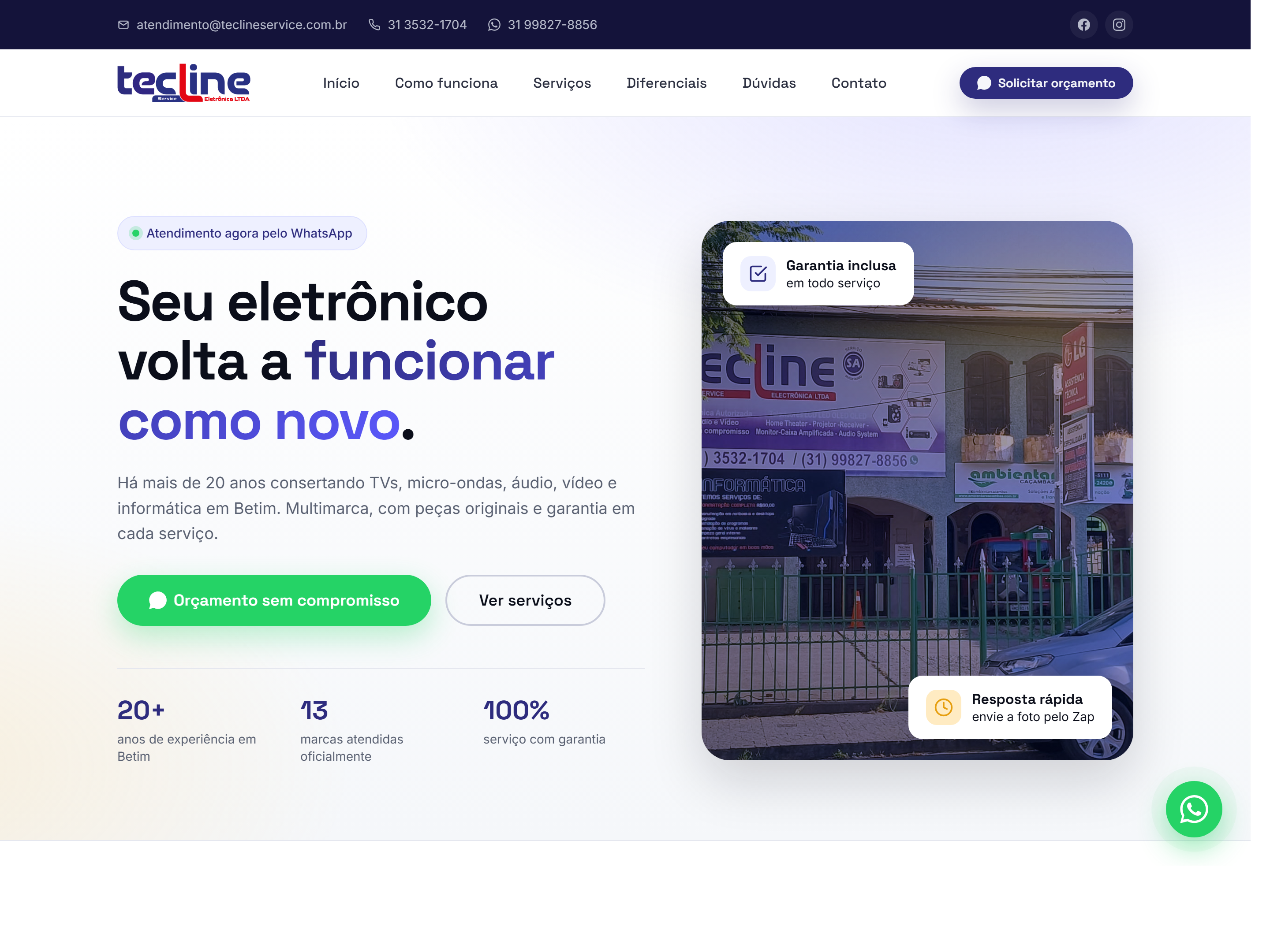 Tecline — capa
